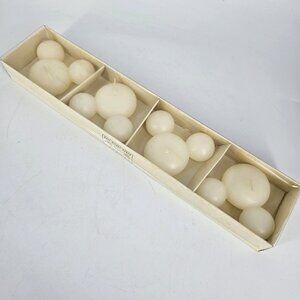 Walt Disney World At Home Mickey Head Floating Candles Set Of Four White Disney